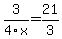 3%2F4x+=2+1%2F3