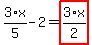 3%2F5%2Ax-2=highlight_red%28+3%2F2%2Ax+%29