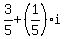 3%2F5%2B%281%2F5%29i