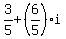 3%2F5%2B%286%2F5%29i