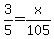 3%2F5+=+x%2F105