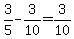 3%2F5-3%2F10=3%2F10