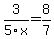 3%2F5x+=+8%2F7