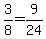 3%2F8+=+9%2F24