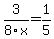 3%2F8x+=+1%2F5