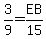 3%2F9+=+EB%2F15
