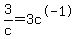 3%2Fc+=+3c%5E-1