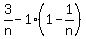 3%2Fn-1%281-1%2Fn%29