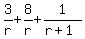 3%2Fr%2B8%2Fr%2B1%2F%28r%2B1%29