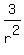 3%2Fr%5E2