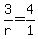 3%2Fr+=+4%2F1
