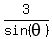 3%2Fsin%28theta%29%29