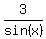 3%2Fsin%28x%29