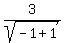 3%2Fsqrt%28-1%2B1%29