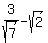 3%2Fsqrt%287%29+-sqrt+%282%29