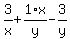 3%2Fx%2B1%2Fy%2Ax-3%2Fy