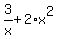 3%2Fx%2B2%2Ax%5E2