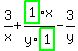 3%2Fx%2Bhighlight_green%28+1+%29%2Fy%2Fhighlight_green%28+1+%29%2Ax-3%2Fy