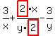 3%2Fx%2Bhighlight_red%28+2+%29%2Fy%2Fhighlight_red%28+2+%29%2Ax-3%2Fy