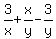 3%2Fx%2Bx%2Fy-3%2Fy