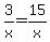 3%2Fx=15%2Fx