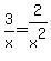 3%2Fx+=+2%2Fx%5E2