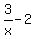 3%2Fx-2