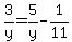 3%2Fy=5%2Fy-1%2F11