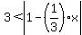 3%3Cabs%281-%281%2F3%29x%29