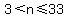 3%3Cn%3C=33