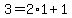 3=2%2A1%2B1