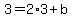 3=2%2A3%2Bb