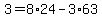 3=8%2A24-3%2A63