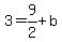 3=9%2F2%2Bb