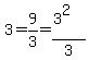 3=9%2F3=%283%5E2%29%2F3
