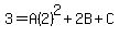 3=A%282%29%5E2%2B2B%2BC