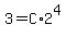 3=C%2A2%5E4