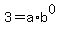 3=a%2Ab%5E0