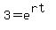 3=e%5E%28rt%29