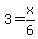 3=x%2F6++