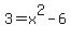 3=x%5E2-6