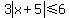 3%5Cabs%28x+%2B+5%29+%3C=+6