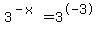 3%5E%28-+x%29+=+3%5E+-+3
