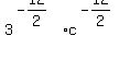 3%5E%28-12%2F2%29%2Ac%5E%28-12%2F2%29