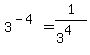 3%5E%28-4%29+=+1%2F%283%5E4%29