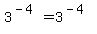 3%5E%28-4%29+=+3%5E%28-4%29