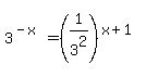 3%5E%28-x%29=%281%2F3%5E2%29%5E%28x%2B1%29
