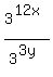 3%5E%2812x%29%2F3%5E%283y%29