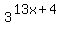 3%5E%2813x%2B4%29