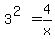 3%5E%282%29=4%2Fx